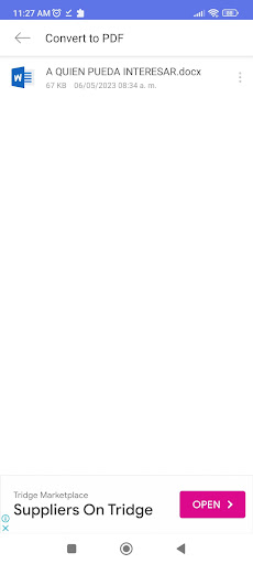 PDF Converter doc ppt word jpg Screen 2