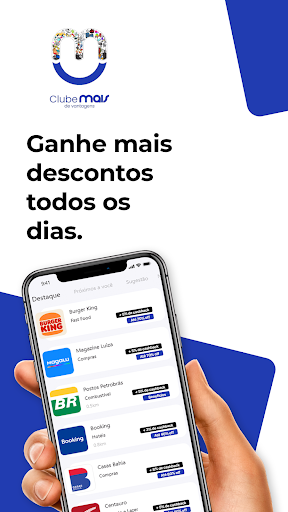 Android application Clube Mais de Vantagens screenshort