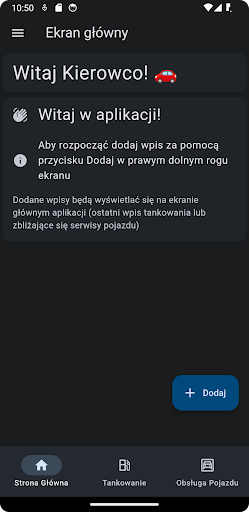 AutoLog - dziennik tankowania Screen 2