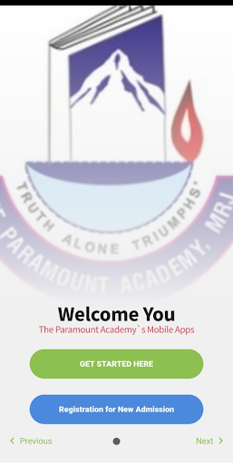 Android application The Paramount Academy screenshort