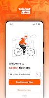 screenshot of Talabat Rider