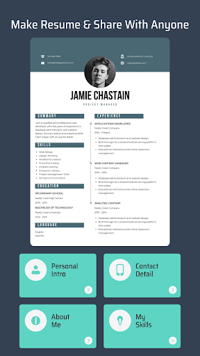 CV Maker & Resume Builder Screen 2