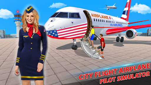 US Pilot Flight: Plane Games - Simulation - games