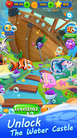 Game screenshot Ocean Fish Aquarium Match 3 hack
