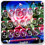 Live 3D Shining Colorful Rose Keyboard Theme icon