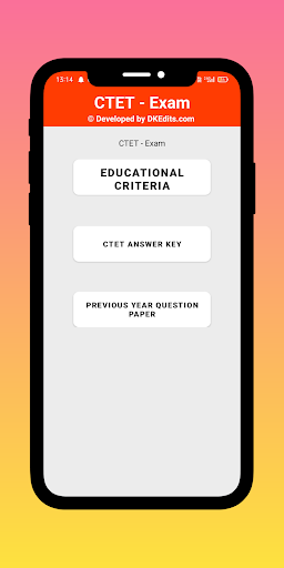 Android application CTET - EXAM screenshort