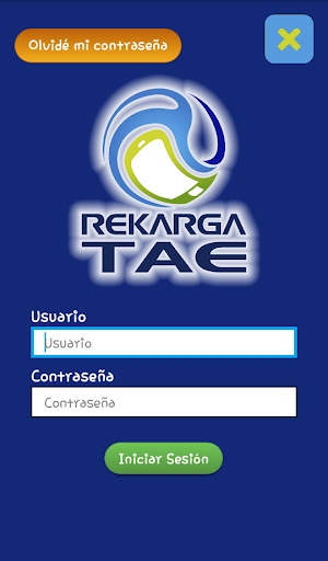 Android application RekargaTAE Recargas Servicios screenshort