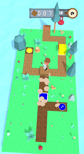 Android application Stacky Glide: Mega Dash Island screenshort