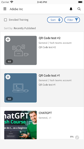 Adobe Learning Manager Screenshot 2 - AppWisp.com