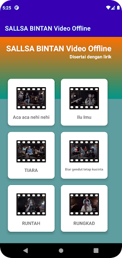 Android application SALSA BINTAN Video Offline screenshort