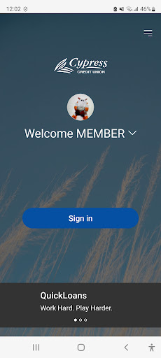 Android application Cypress Credit Union Limited screenshort