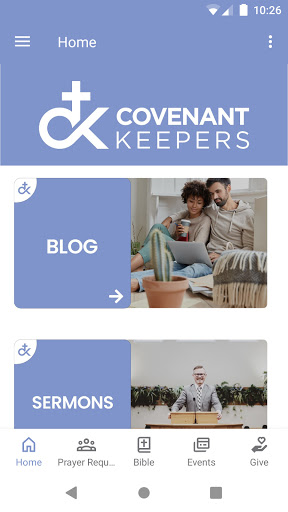 Android application Covenant Keepers screenshort