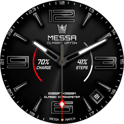 Messa Watch Face LX14 Black logo