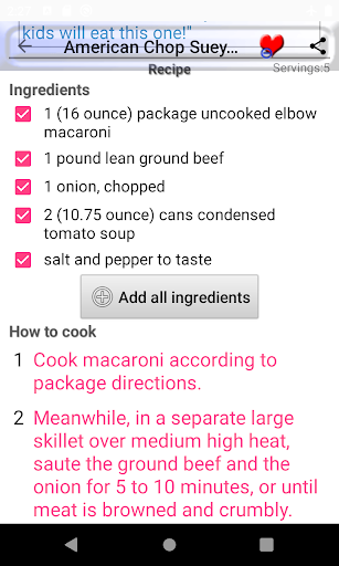 30 minute dinner Screen 3
