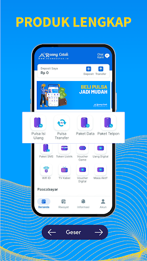 Ruang Cetak - Pulsa dan PPOB