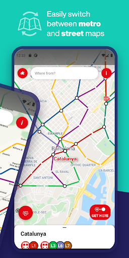 Barcelona Metro Map & Routing Screenshot 2 - AppWisp.com