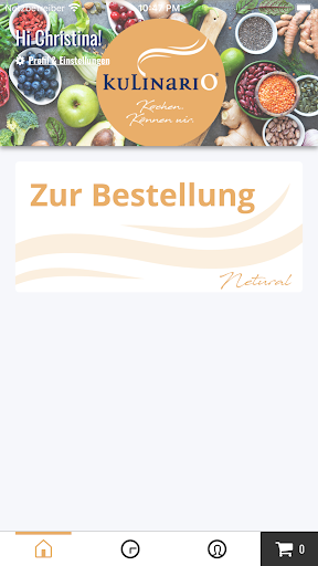 kulinario® Order Screen 2