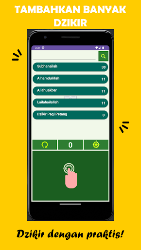 Tasbih Digital dan Catatan Screen 2