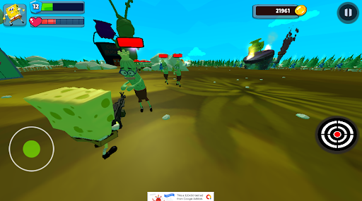 Android application Bob vs Zombie screenshort