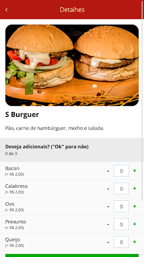 S Burguer Screen 3