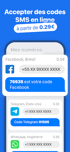 Aperçu de l'application