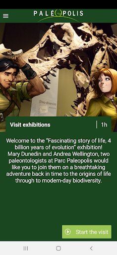 Android application Paleopolis screenshort