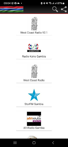 Gambia Radio Screen 3