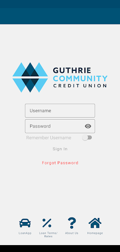 Android application Guthrie FCU screenshort