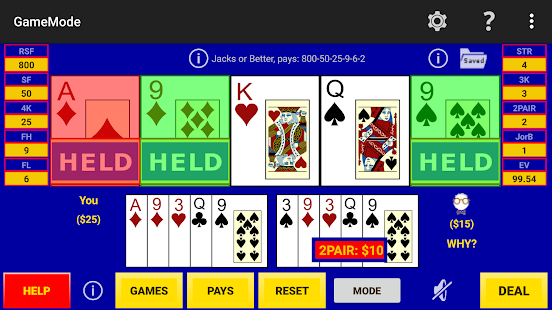 Play Perfect Video Poker Pro+ Screenshot