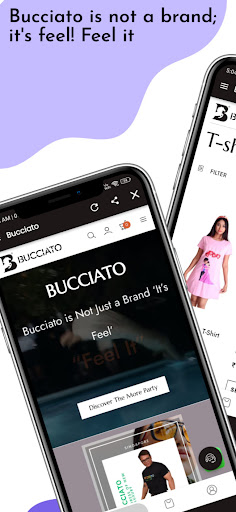 Android application Bucciato screenshort