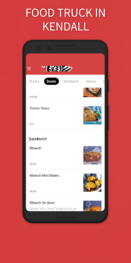 Android application Rib's On Wheels screenshort