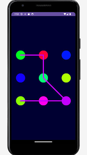 Android application Pattern Unlock Fidget Game screenshort