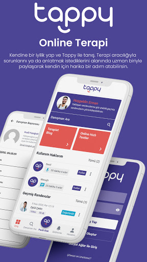 Android application Tappy - Online Terapi screenshort