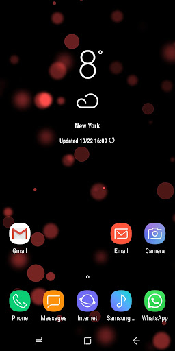 Amoled Particles Live Wallpaper Parallax