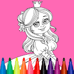 Doll Princess Coloring Book