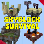 Cover Image of Descargar mapas de supervivencia skyblock para mcpe  APK