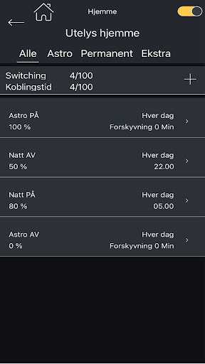 Android application Mi.Control screenshort