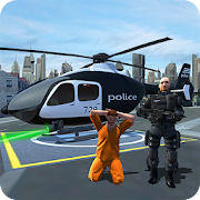 Police Heli Prisoner Transport: Flight Simulator