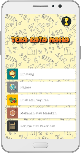 Android application Permainan Teka Kata screenshort