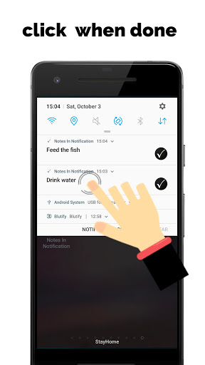 Notes In Notification Screen 3