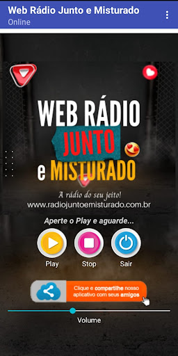 Android application Web Rádio Junto & Misturado screenshort