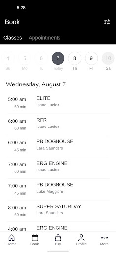 Purebred Fitness Screen 2