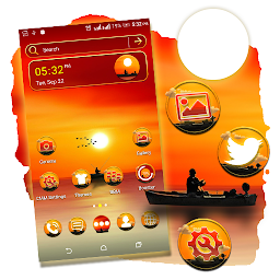 Icon image Sunset Launcher Theme