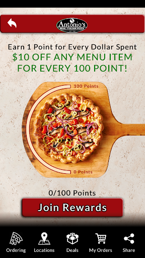 Antonio’s Real Italian Pizza Screen 2