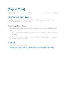 Business Reports Templates