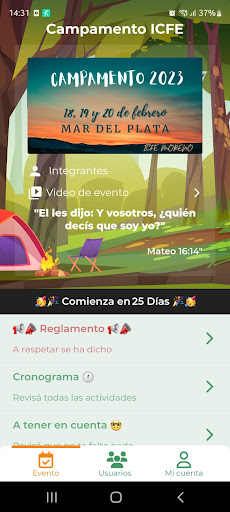 Campamento ICFE 2023 Screen 2