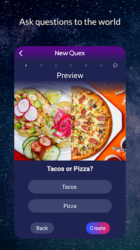Android application QuexMe screenshort