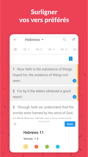 French Bible Nouvelle Segond Screen 3