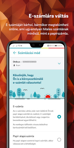 E.ON Hungary’s application Screen 3