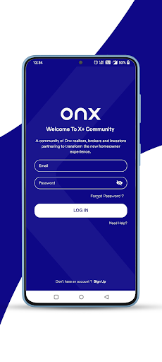 Android application X+ Realtor screenshort